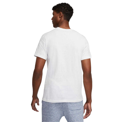 White-Black-Red - Lifestyle - Nike Mens Club T-Shirt