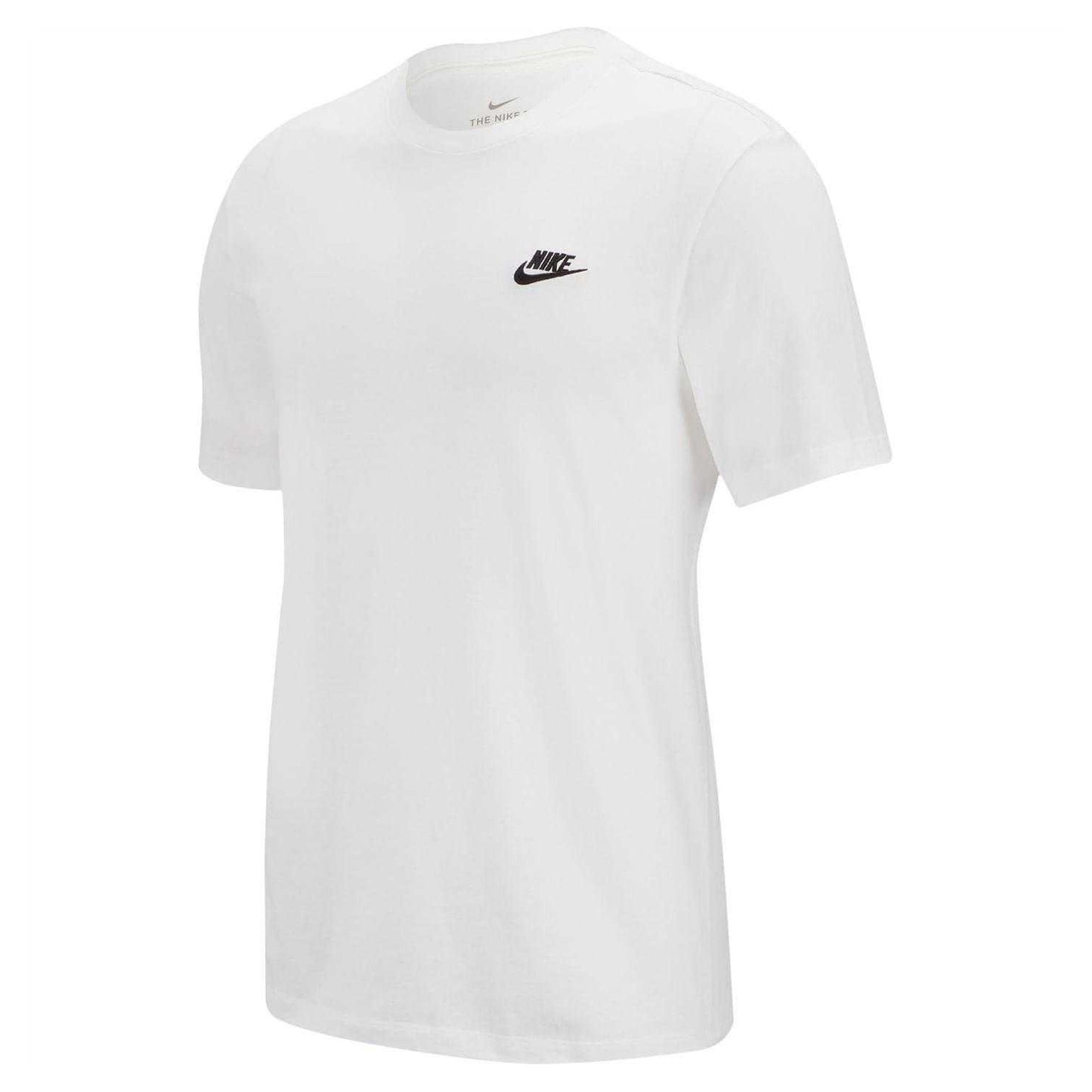 White - Front - Nike Mens Club T-Shirt