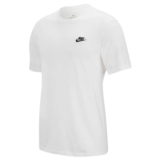 White - Front - Nike Mens Club T-Shirt