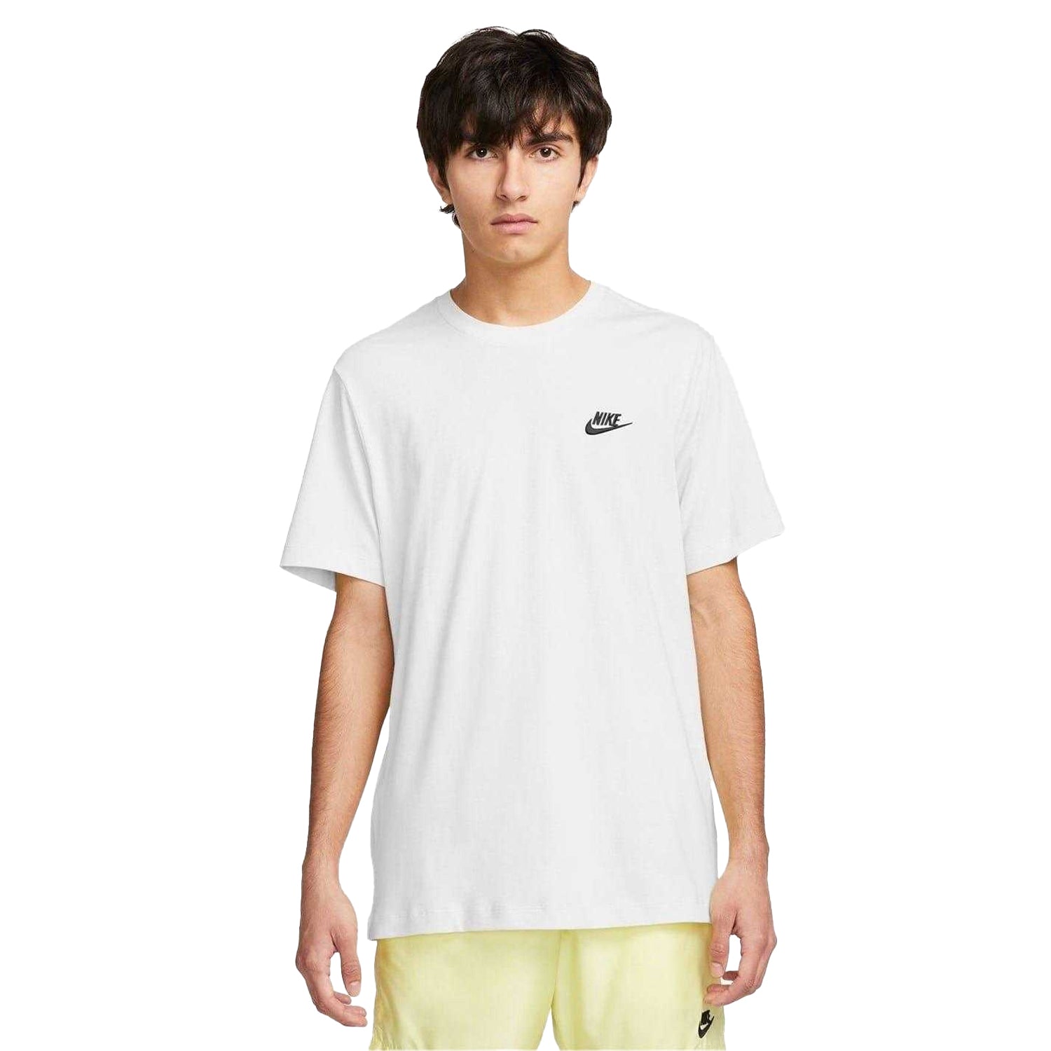 White - Side - Nike Mens Club T-Shirt