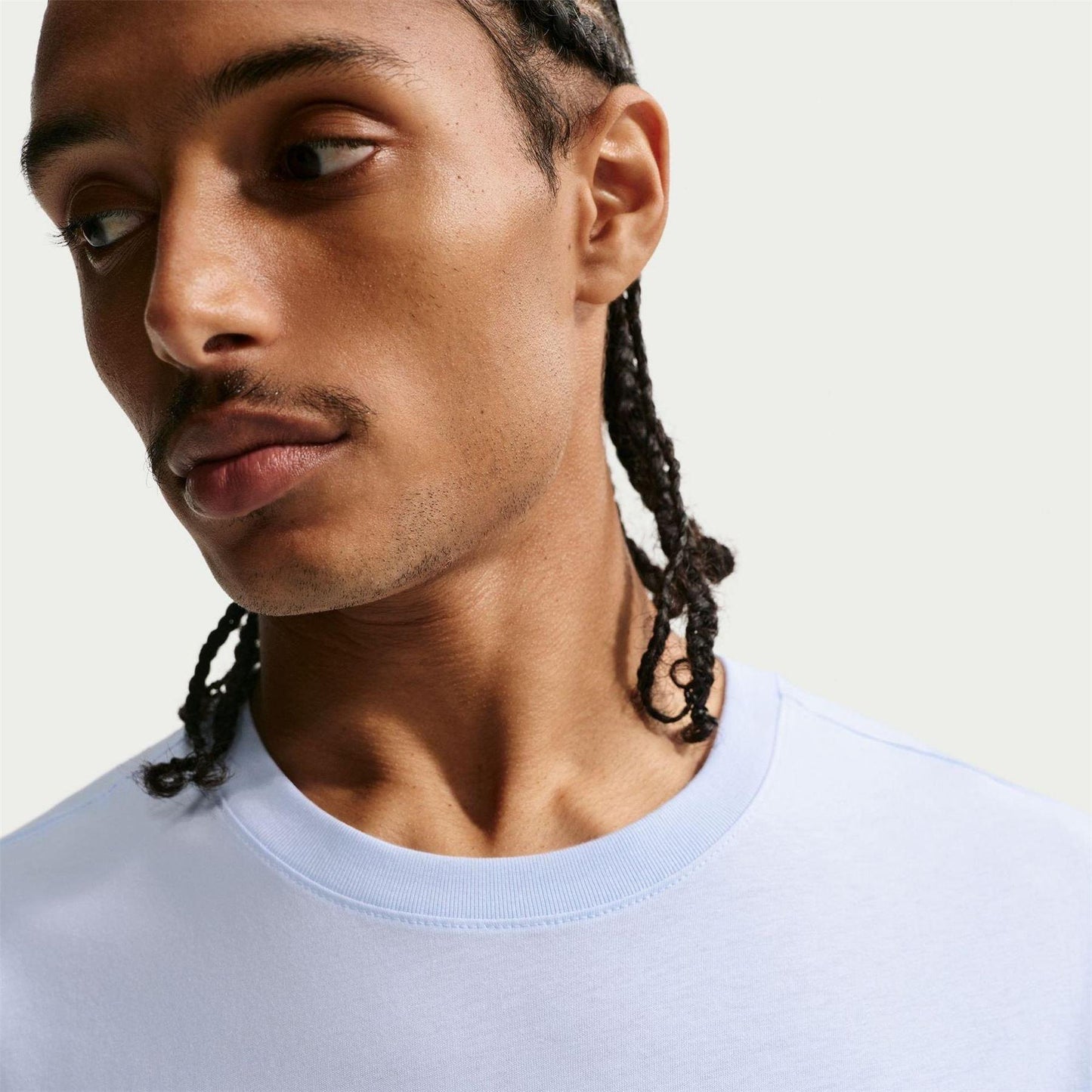 Hydro Blue - Side - Nike Mens Club T-Shirt