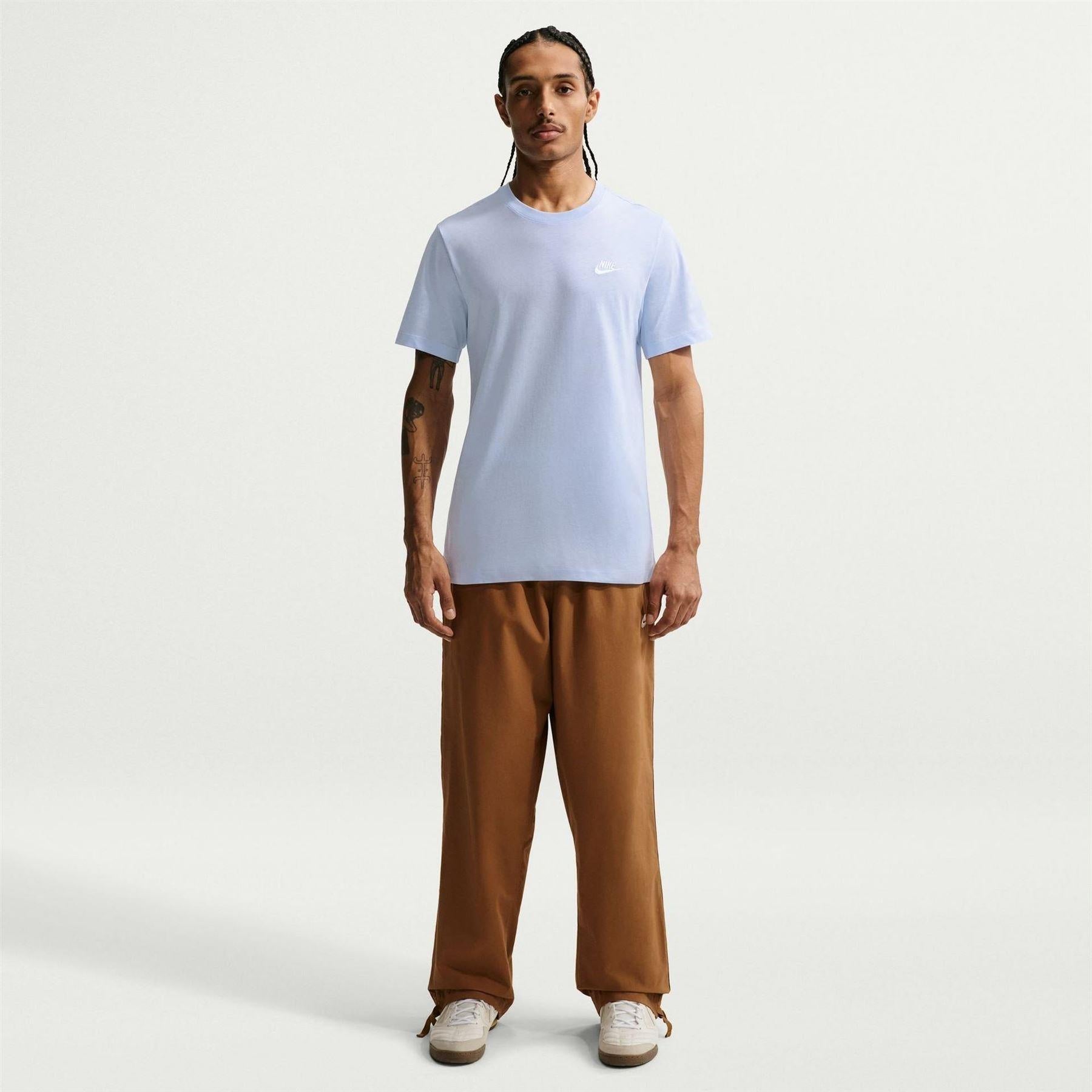 Hydro Blue - Pack Shot - Nike Mens Club T-Shirt