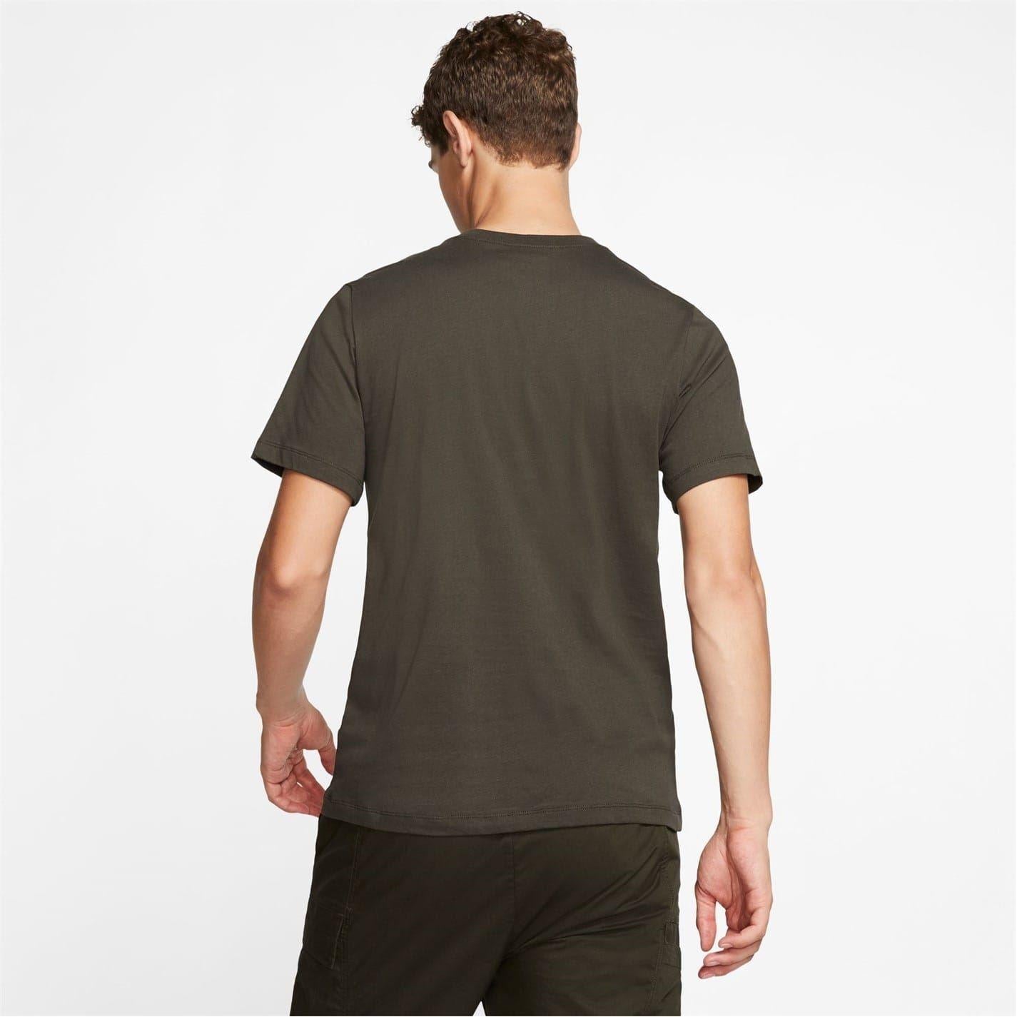 Sequoia Green-White - Lifestyle - Nike Mens Club T-Shirt
