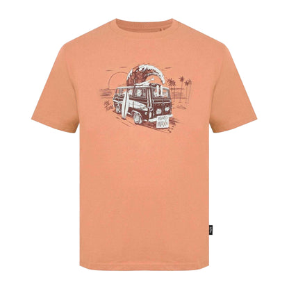 Peach - Front - Hot Tuna Mens T-Shirt