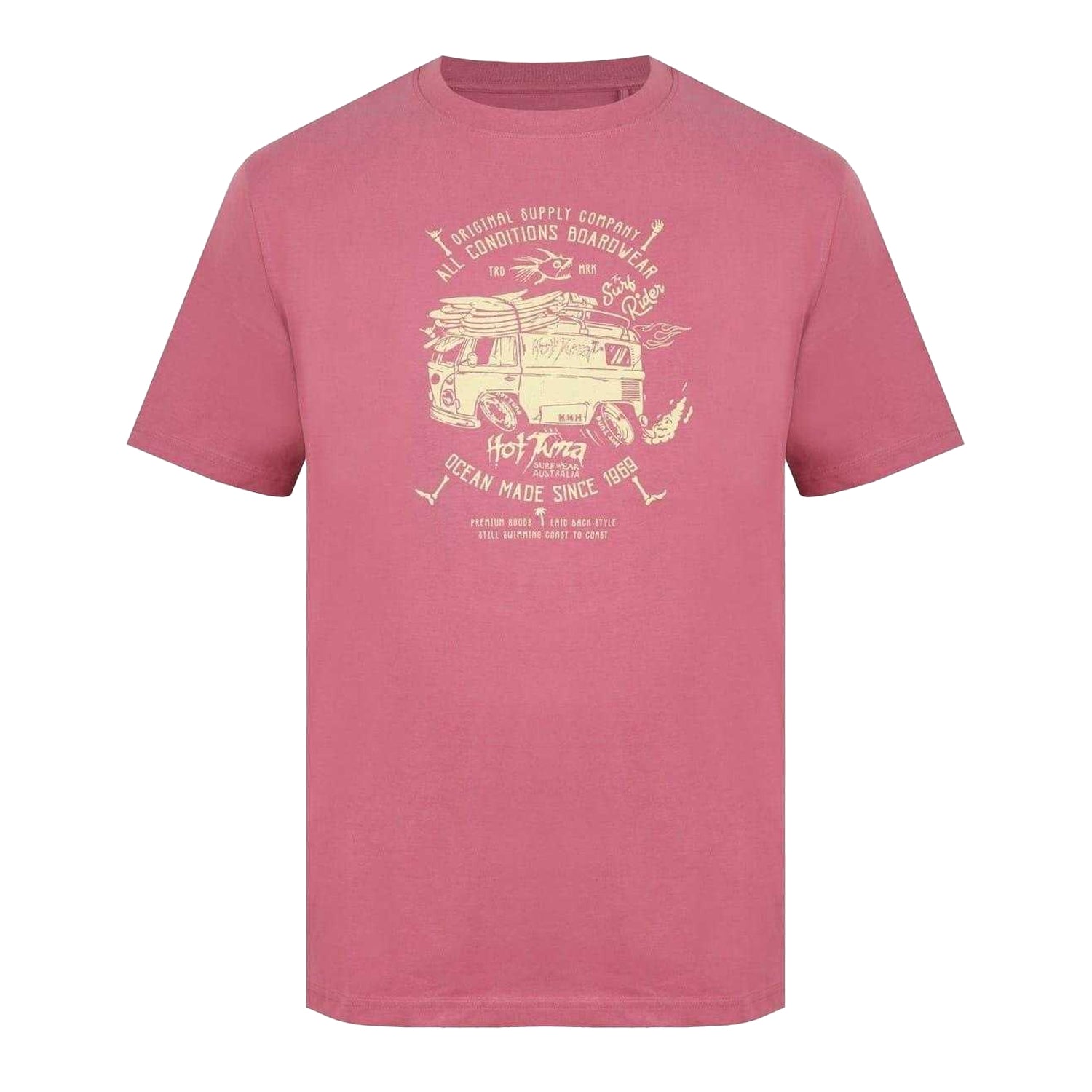 Red - Back - Hot Tuna Mens T-Shirt