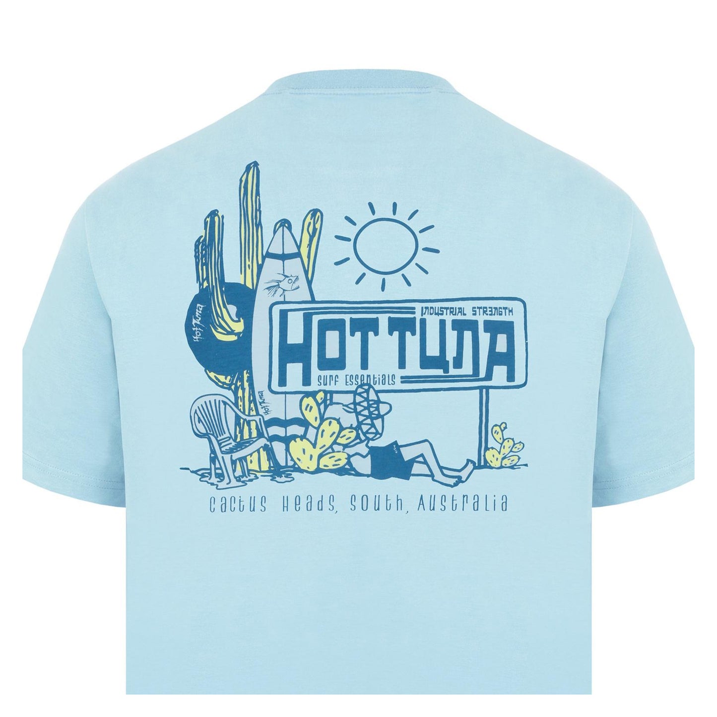 Aqua Blue - Lifestyle - Hot Tuna Mens T-Shirt
