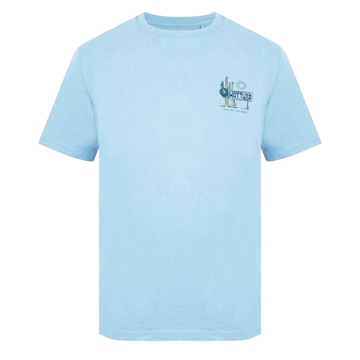 Aqua Blue - Front - Hot Tuna Mens T-Shirt