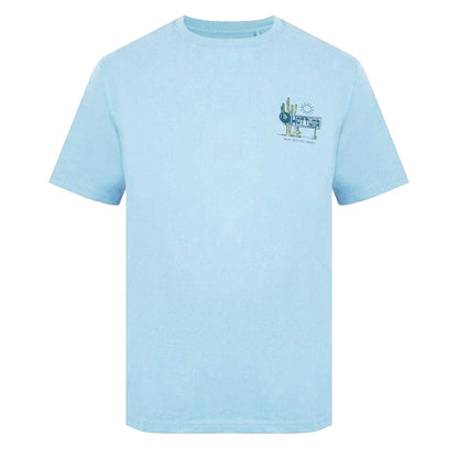 Aqua Blue - Front - Hot Tuna Mens T-Shirt