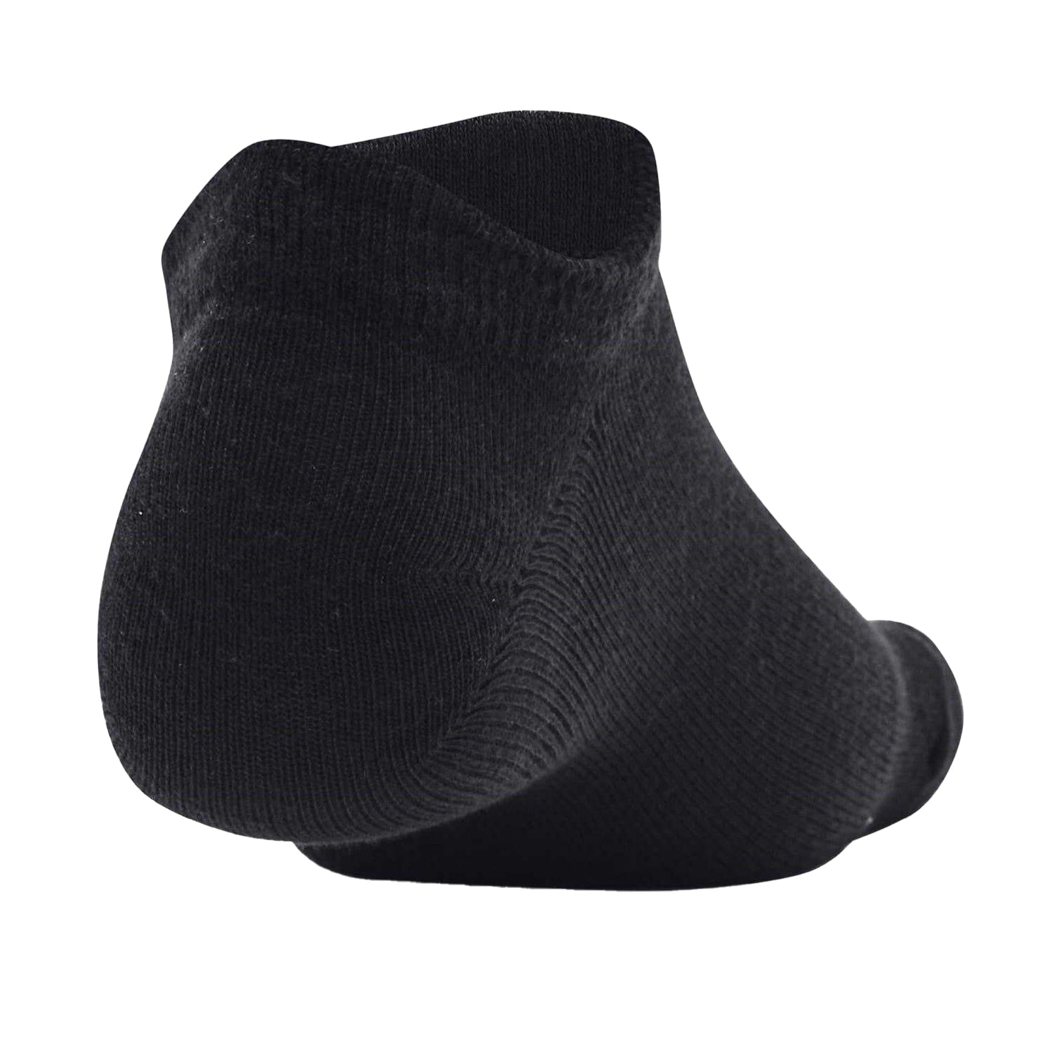 Black-White-Grey - Back - Under Armour Womens-Ladies Essential No-Show Socks (Pack of 6)