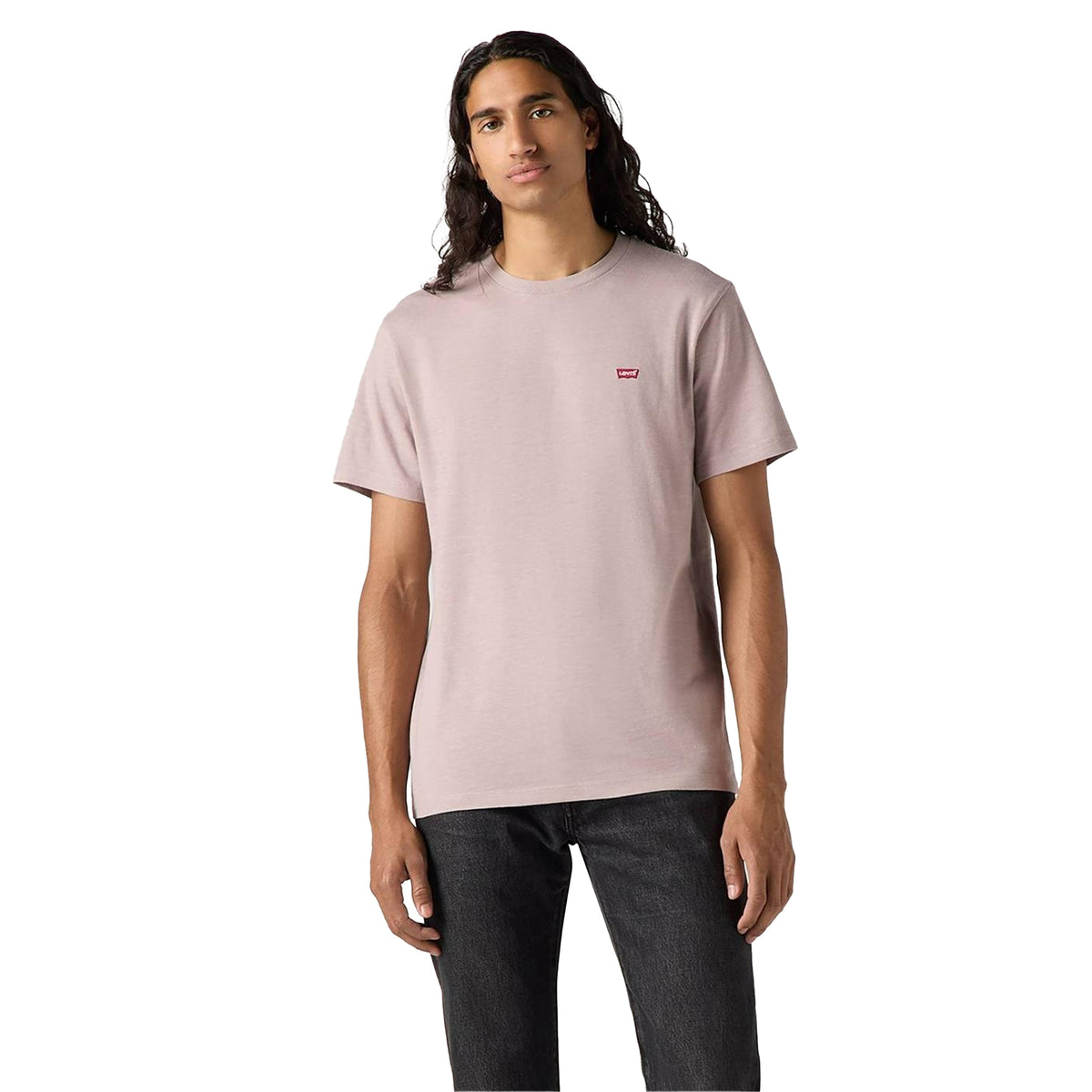 Purple - Front - Levis Mens Original Batwing Logo T-Shirt
