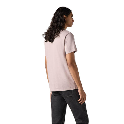 Purple - Back - Levis Mens Original Batwing Logo T-Shirt