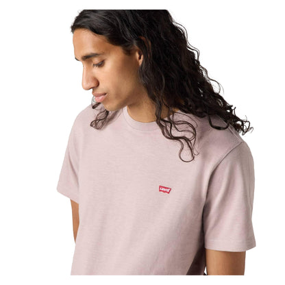 Purple - Side - Levis Mens Original Batwing Logo T-Shirt