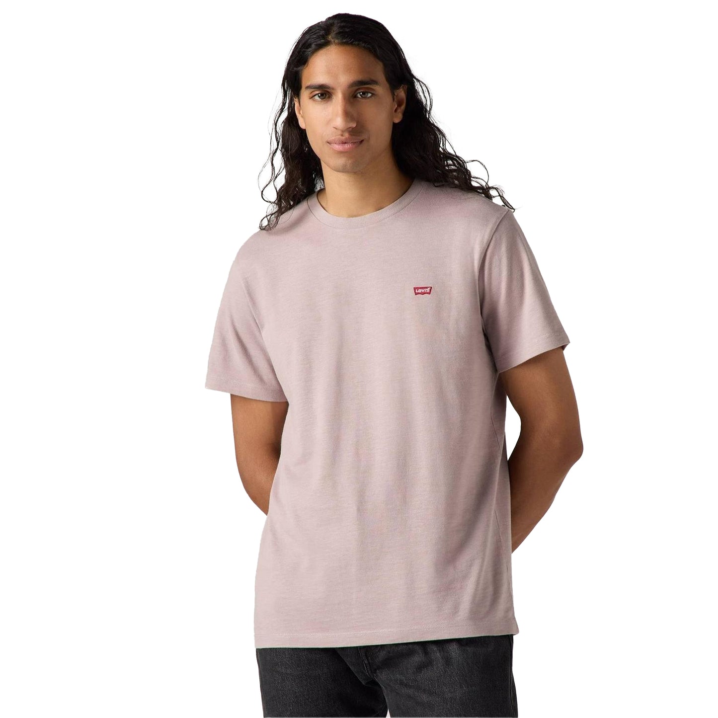 Purple - Lifestyle - Levis Mens Original Batwing Logo T-Shirt