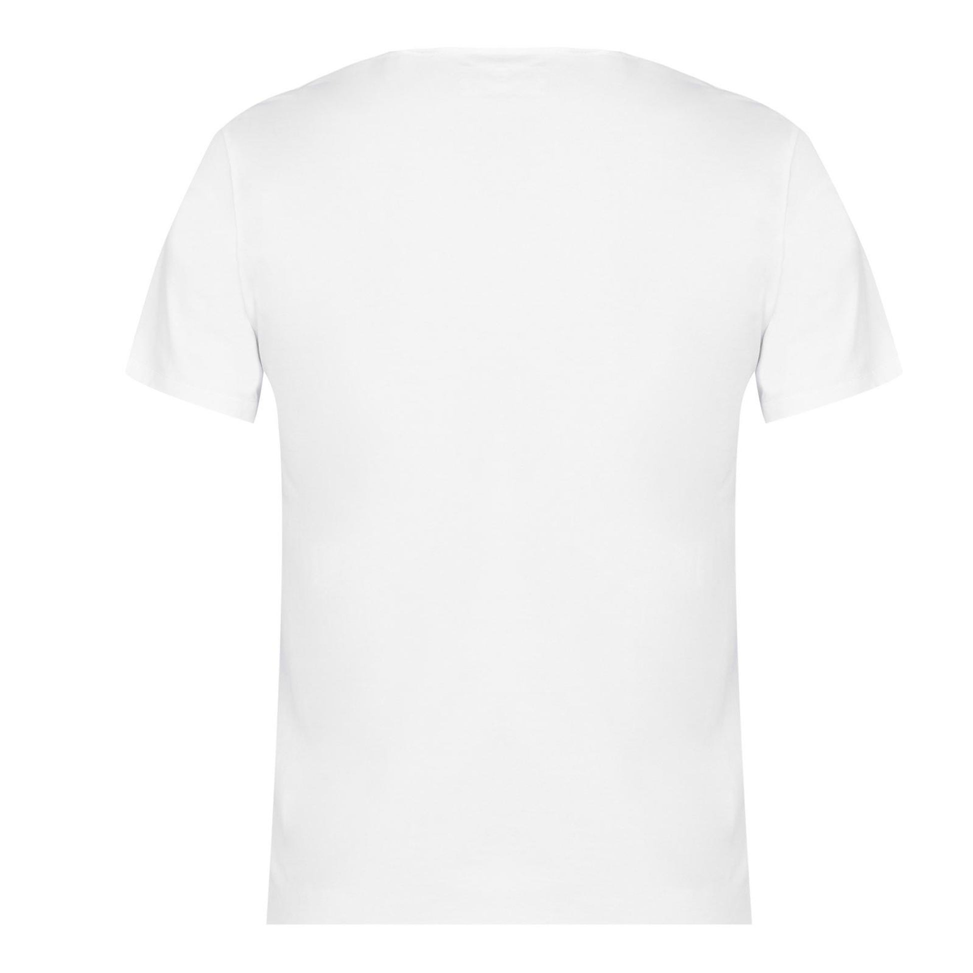 White - Back - Levis Mens Original Batwing Logo T-Shirt