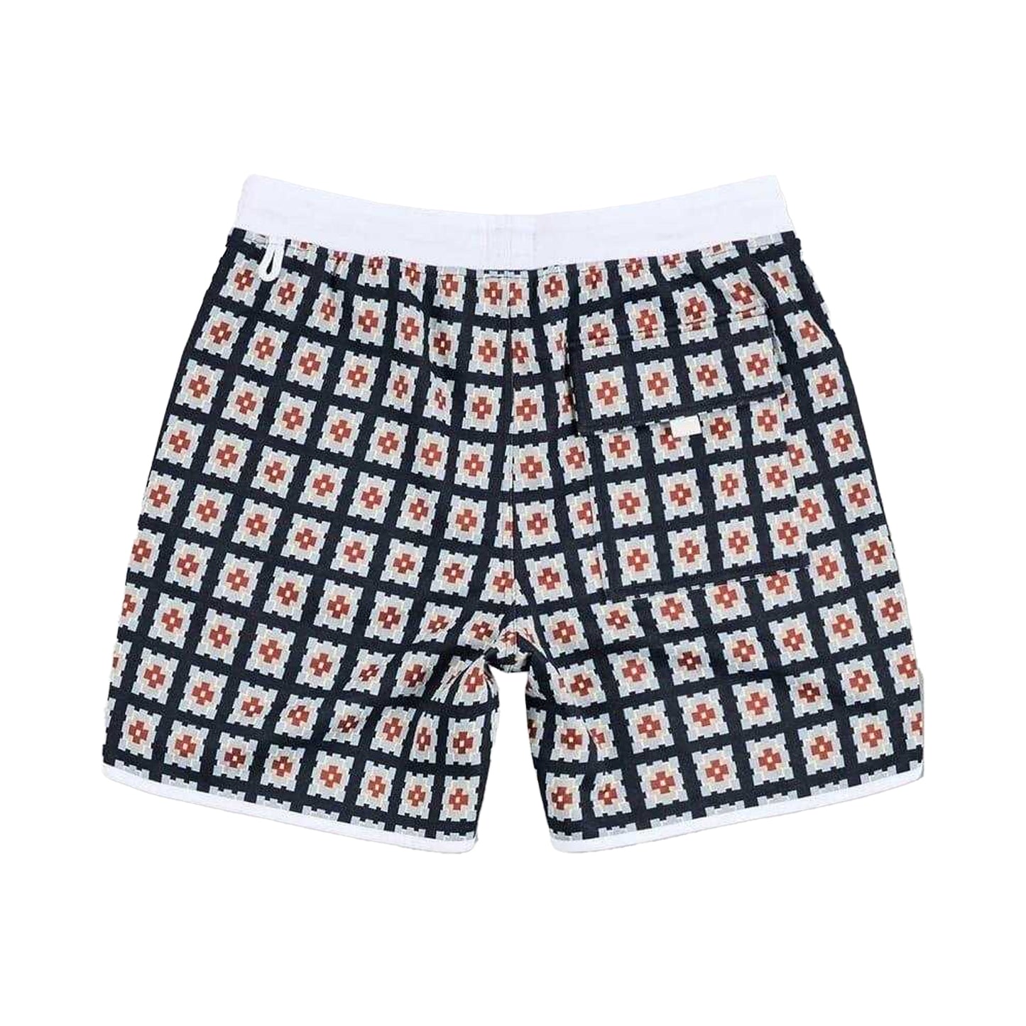 Multicoloured - Back - Pretty Green Mens Timperley Geo Sweat Shorts