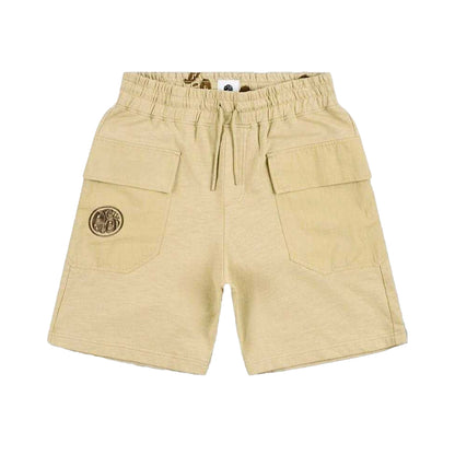 Taupe - Front - Pretty Green Mens Stamford Cargo Shorts