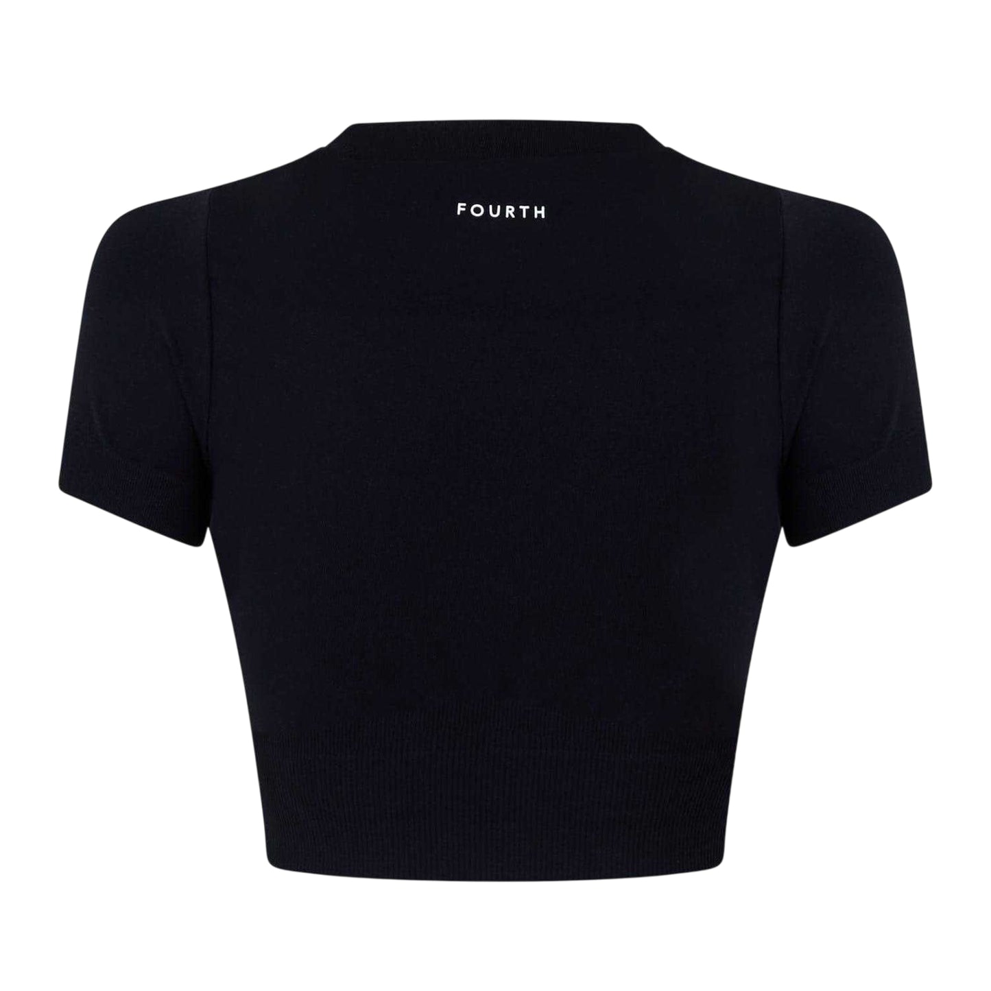 Black - Back - 4th & Reckless Womens-Ladies Brogan Crop Top