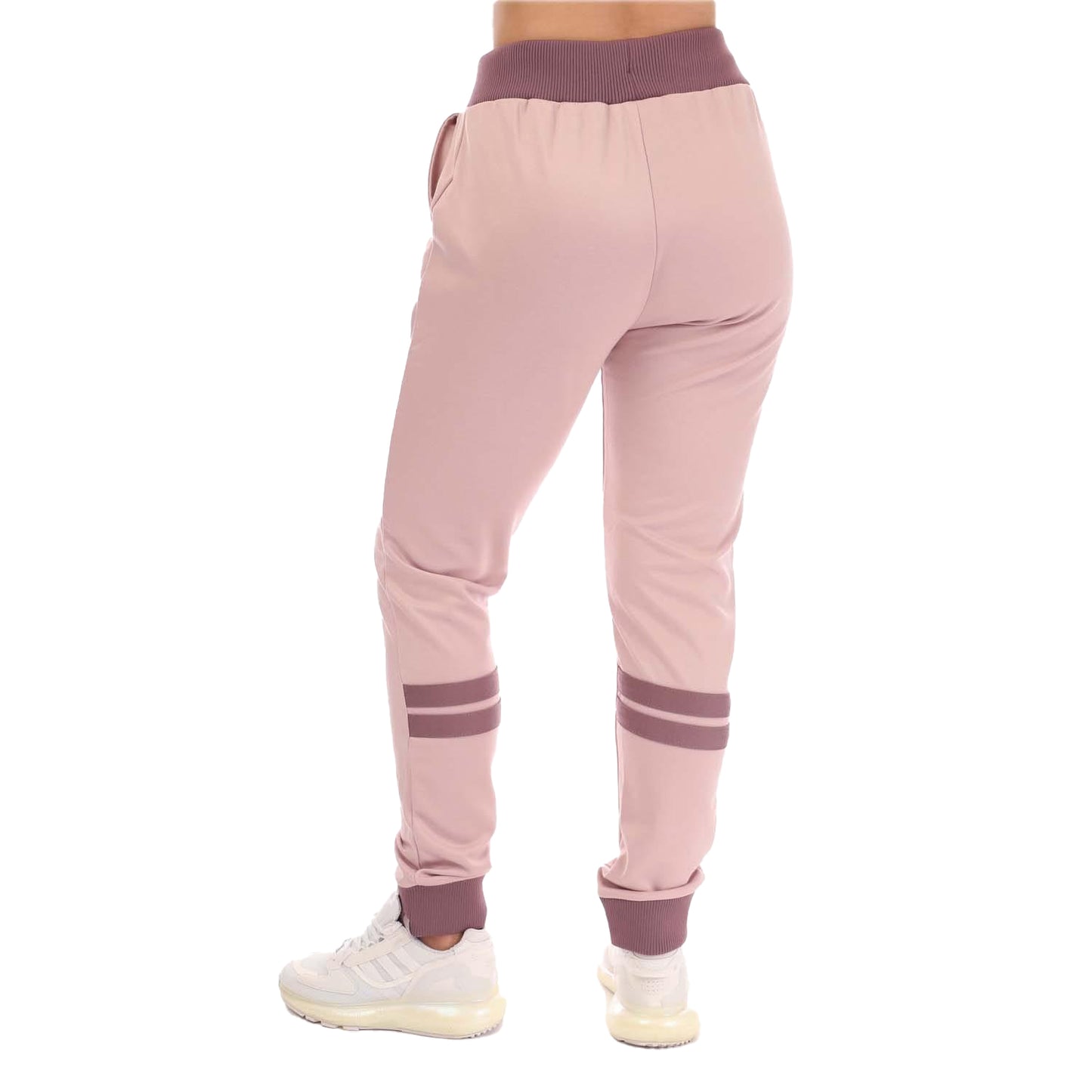 Pink - Back - Ellesse Womens-Ladies Cater Jogging Bottoms