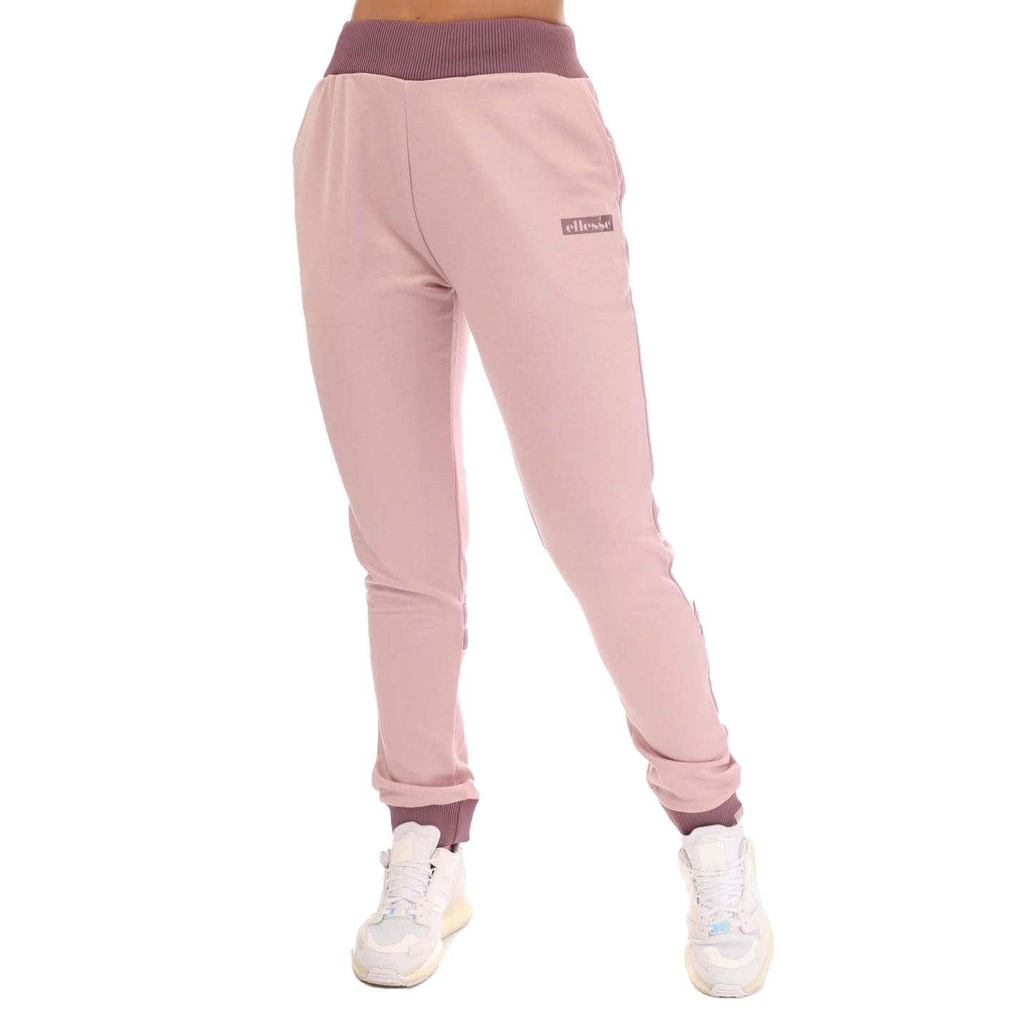 Pink - Front - Ellesse Womens-Ladies Cater Jogging Bottoms