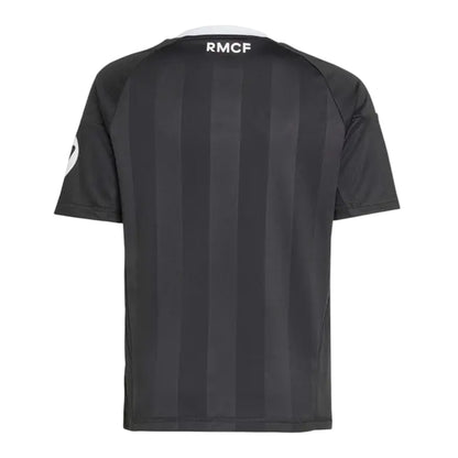 Black - Back - Real Madrid CF Childrens-Kids 25-26 Adidas Goalkeeper Jersey