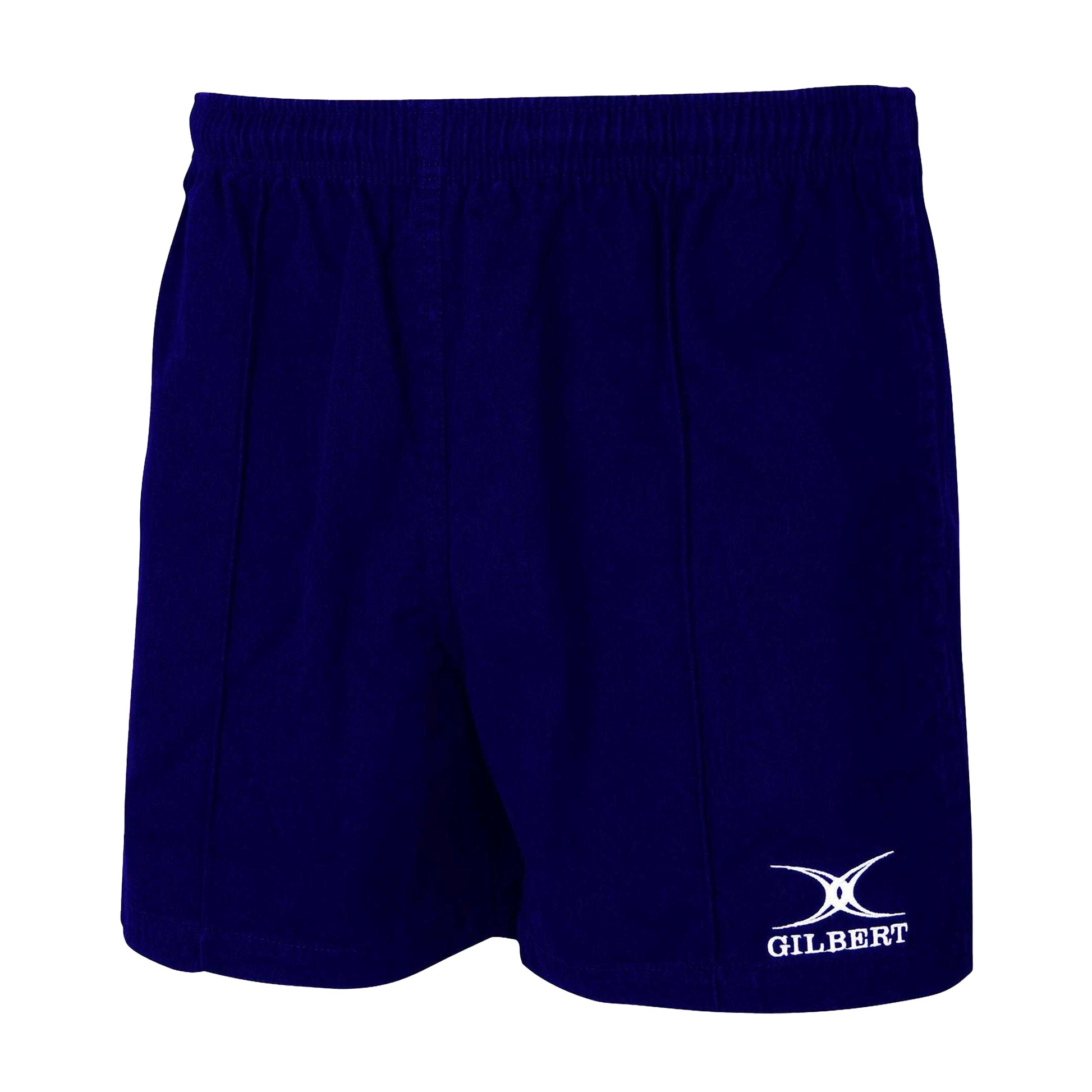 Navy - Front - Gilbert Childrens-Kids Kiwi Rugby Shorts