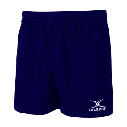 Navy - Front - Gilbert Childrens-Kids Kiwi Rugby Shorts