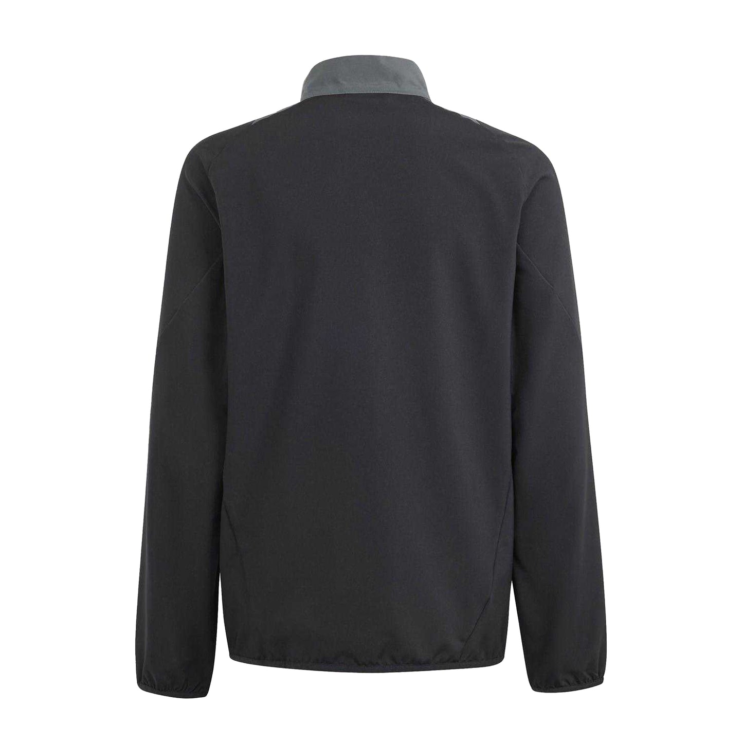Black-Dark Grey - Back - Adidas Childrens-Kids Tiro 24 Raglan Track Jacket