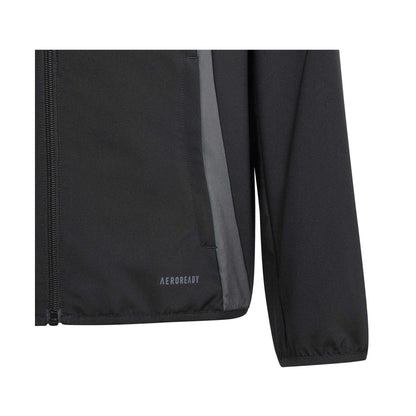 Black-Dark Grey - Lifestyle - Adidas Childrens-Kids Tiro 24 Raglan Track Jacket
