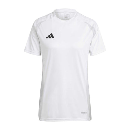 White - Front - Adidas Womens-Ladies Tiro 24 Competition Match T-Shirt