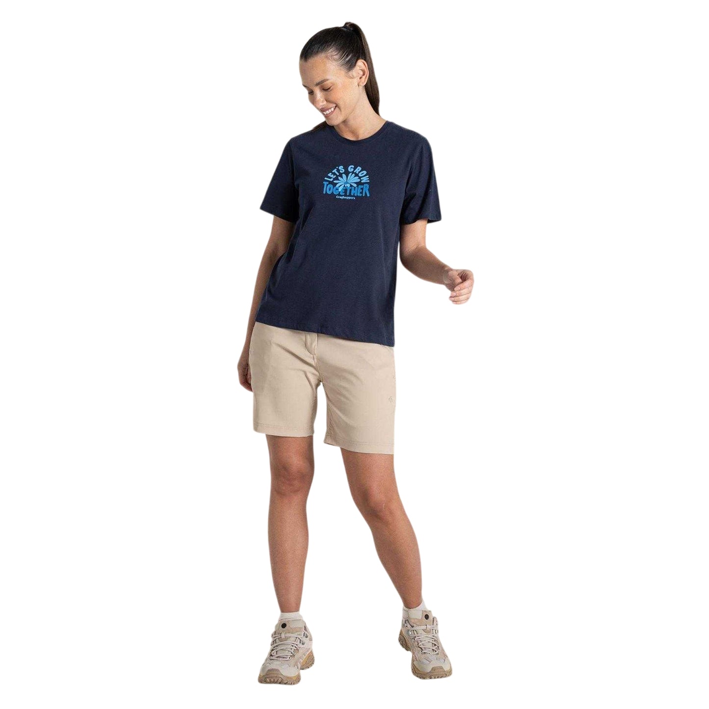 Blue-Navy - Side - Craghoppers Womens-Ladies Malibo T-Shirt