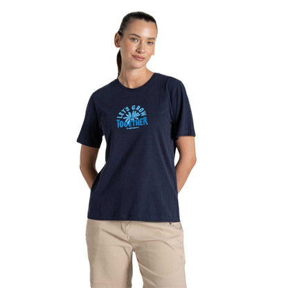 Blue-Navy - Front - Craghoppers Womens-Ladies Malibo T-Shirt