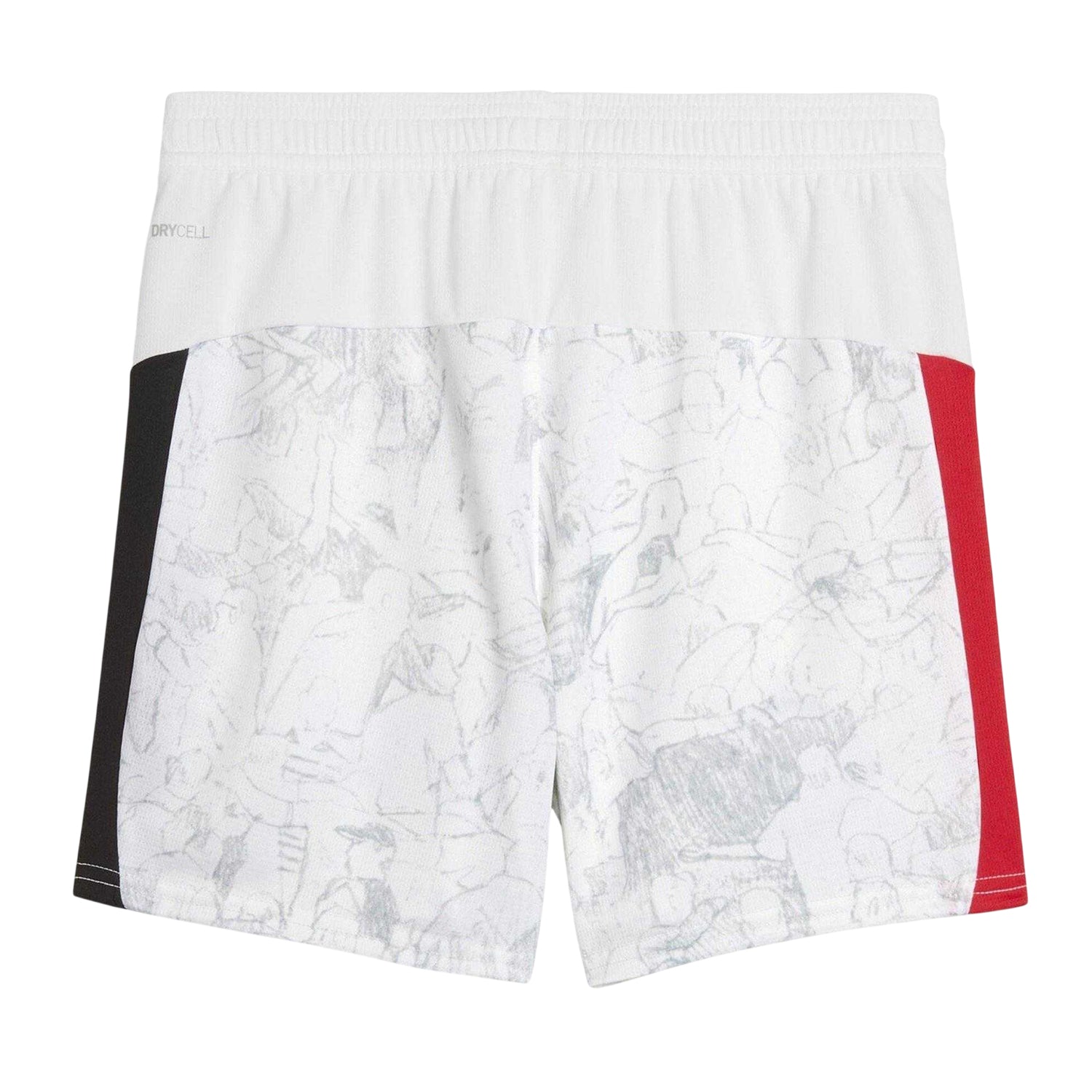 White-Black - Back - Puma Childrens-Kids 25-26 Manchester City FC Third Shorts