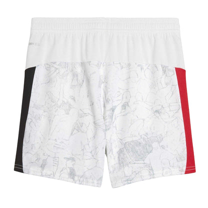 White-Black - Back - Puma Childrens-Kids 25-26 Manchester City FC Third Shorts