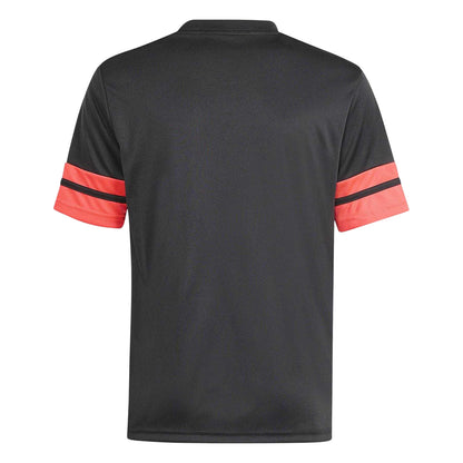 Black-Red - Back - Adidas Childrens-Kids F50 Jersey