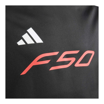 Black-Red - Side - Adidas Childrens-Kids F50 Jersey