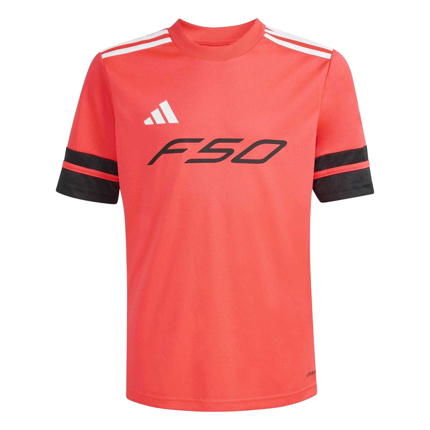 Red-Black - Front - Adidas Childrens-Kids F50 Jersey