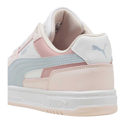 Blue-Blush Pink-White-Blue - Back - Puma Childrens-Kids Caven III Trainers