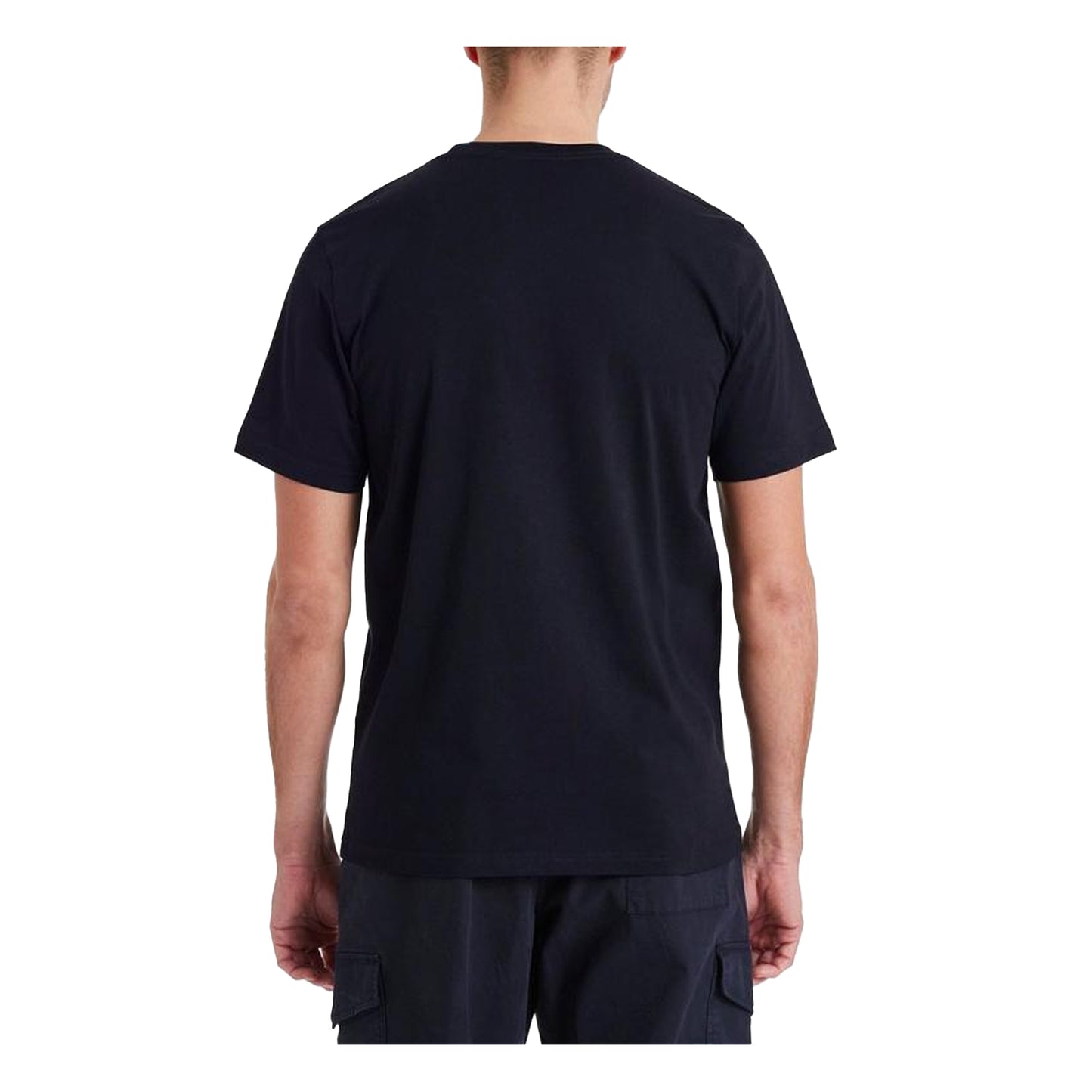 Navy - Back - Paul Smith Mens Zebra Crew Neck Regular T-Shirt