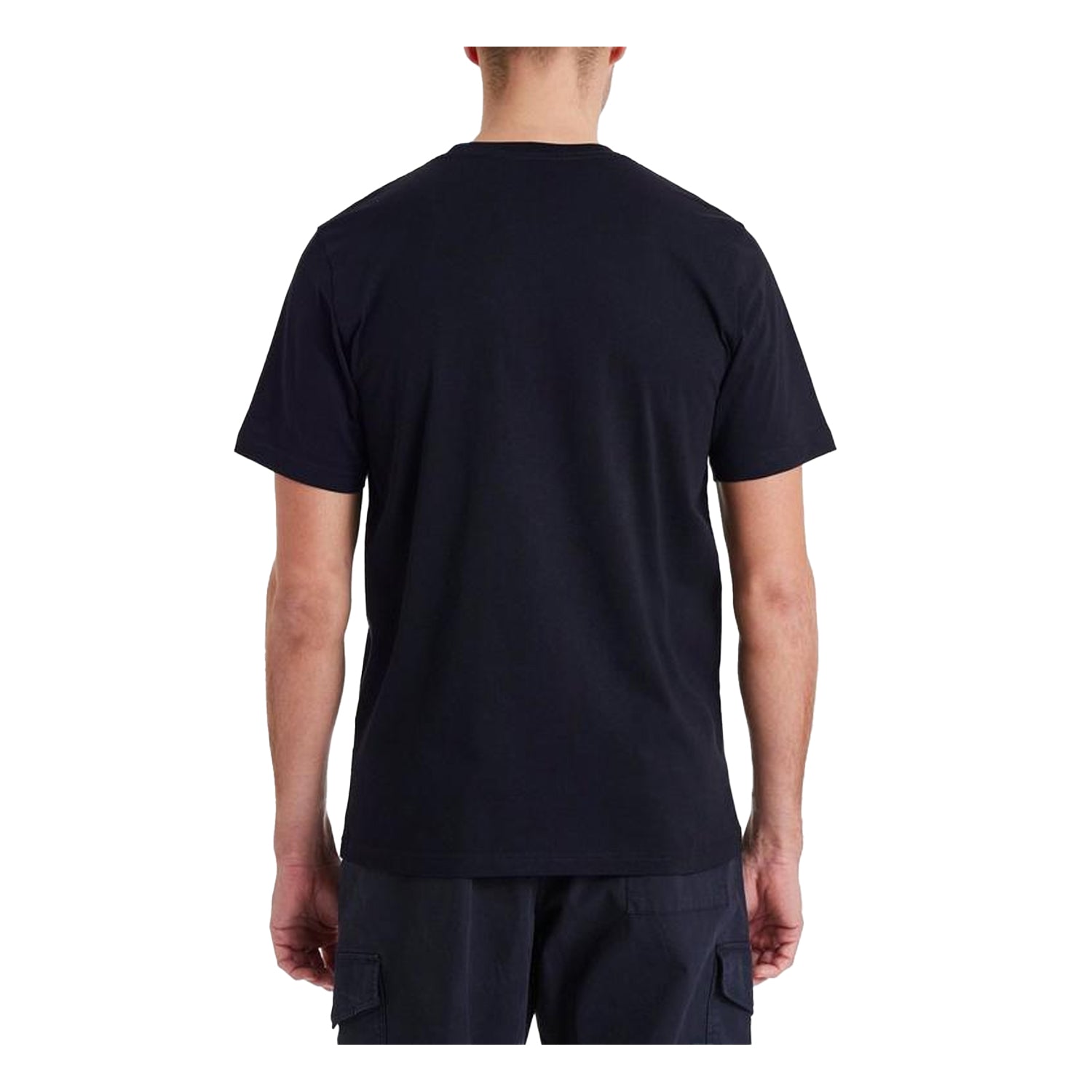 Navy - Back - Paul Smith Mens Zebra Crew Neck Regular T-Shirt