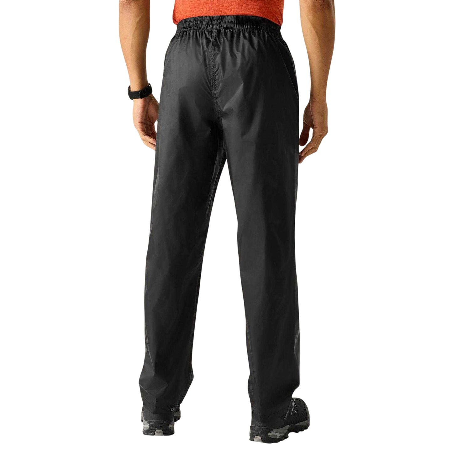 Black - Back - Regatta Mens Waterproof Trousers