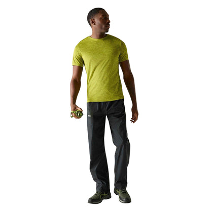 Navy - Side - Regatta Mens Waterproof Trousers