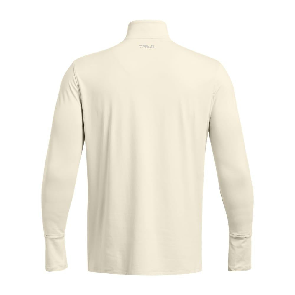 Brown - Back - Under Armour Mens Trail Run Quarter Zip Top
