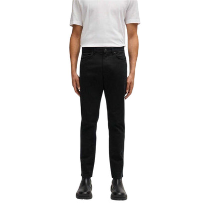 Black - Side - Boss Mens H-Delaware5 Slim Trousers