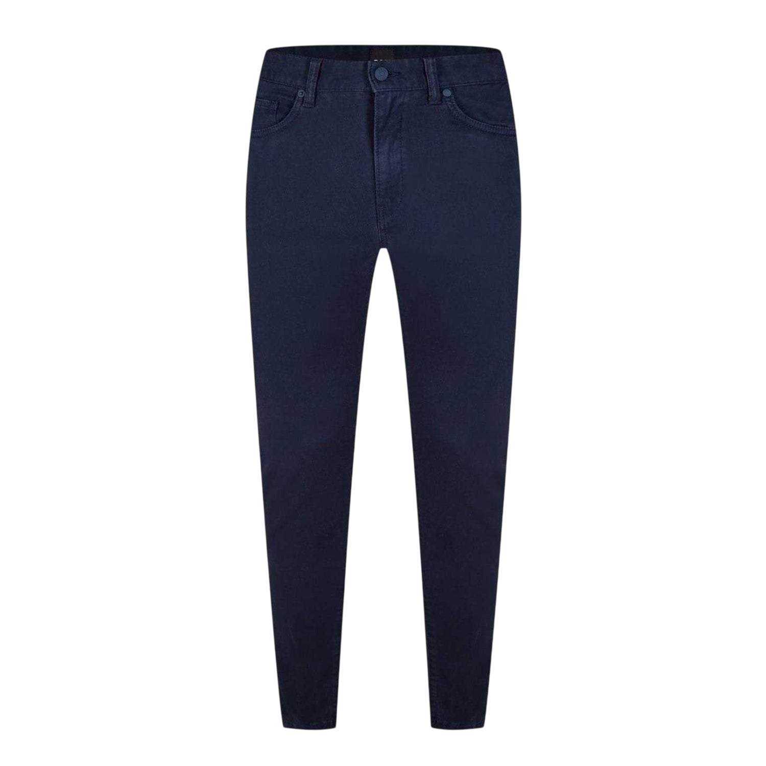 Dark Blue - Front - Boss Mens H-Delaware5 Slim Trousers