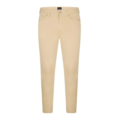Light Beige - Front - Boss Mens H-Delaware5 Slim Trousers