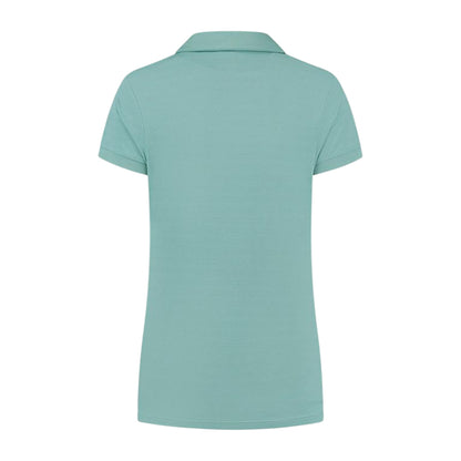 Blue - Back - K-Swiss Womens-Ladies Hypercourt V Neck Regular Polo Shirt