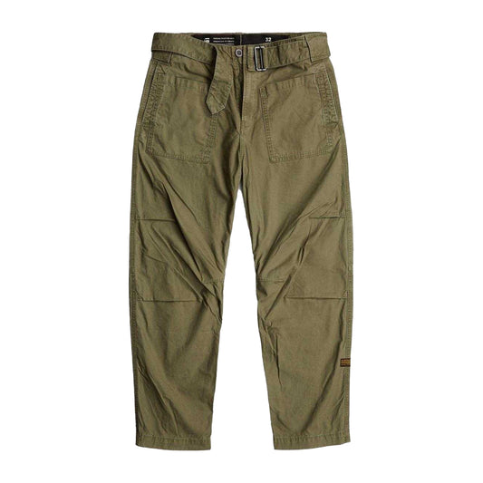 Green - Front - G-Star Mens Baggy Tapered Cargo Trousers