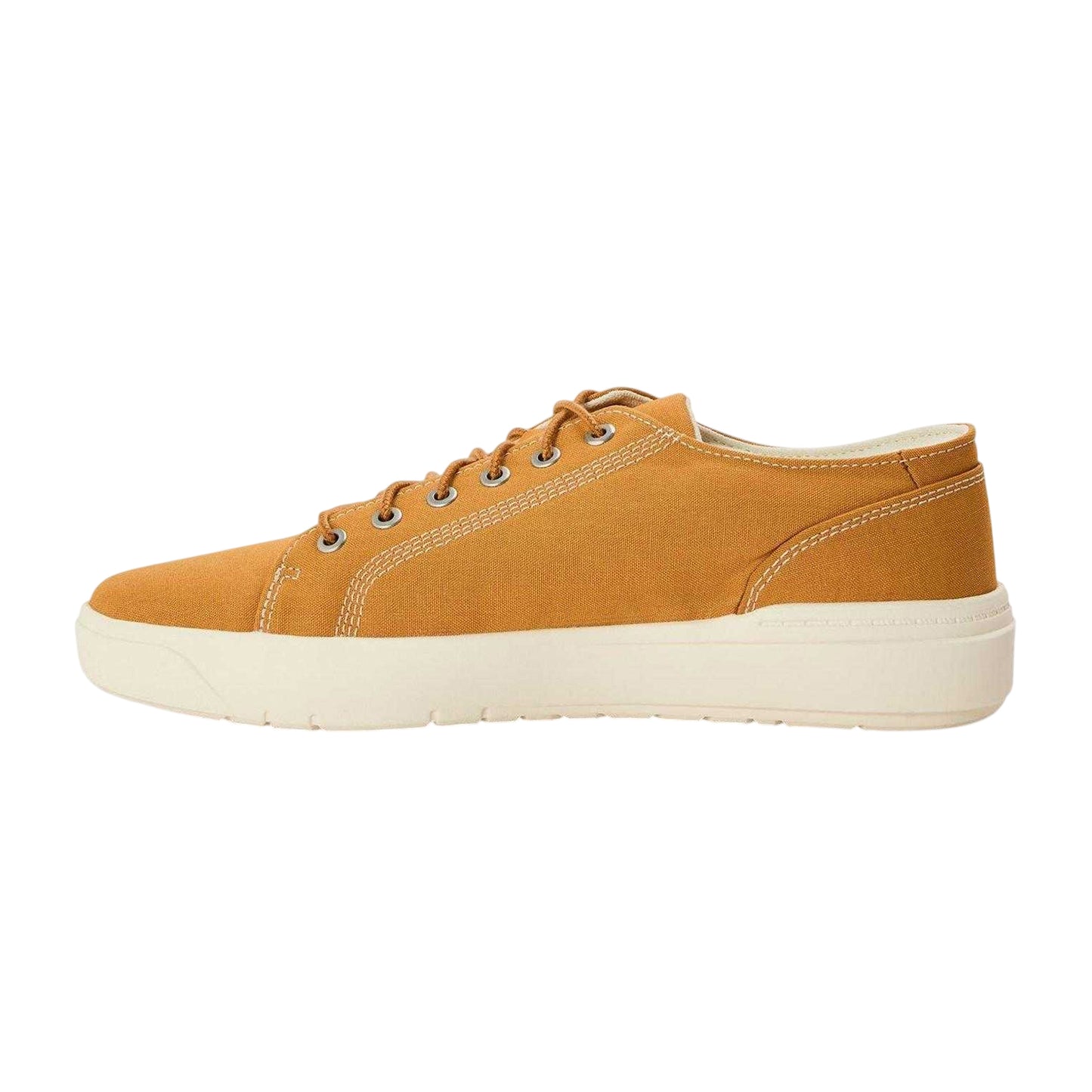 Spruce - Back - Timberland Mens Seneca Bay Canvas Low Cut Platform Trainers