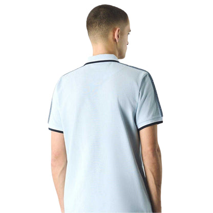 Light Blue - Back - Pretty Green Mens Paisley Regular Polo Shirt