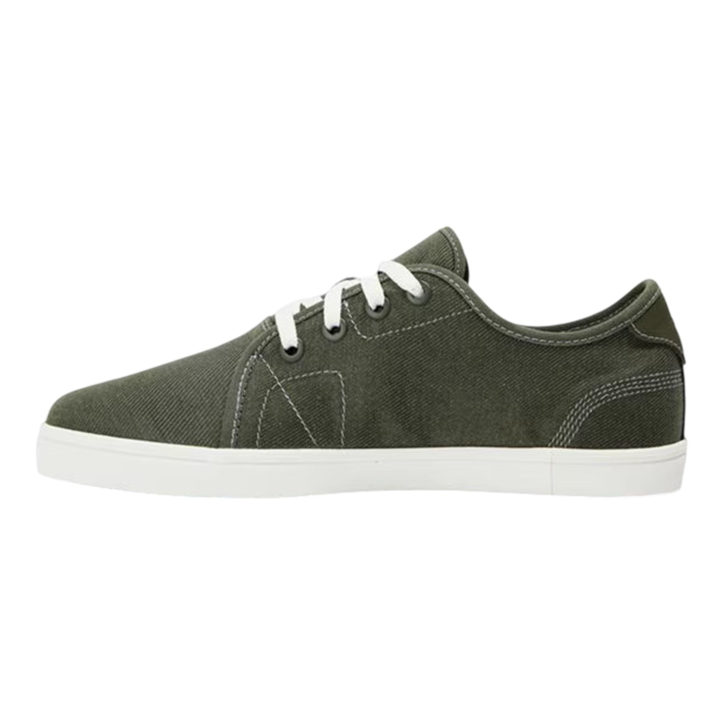 Leaf Green - Back - Timberland Mens Canvas Low Cut Trainers